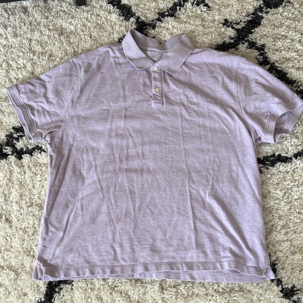 Banana Republic Light Purple Polo Shirt